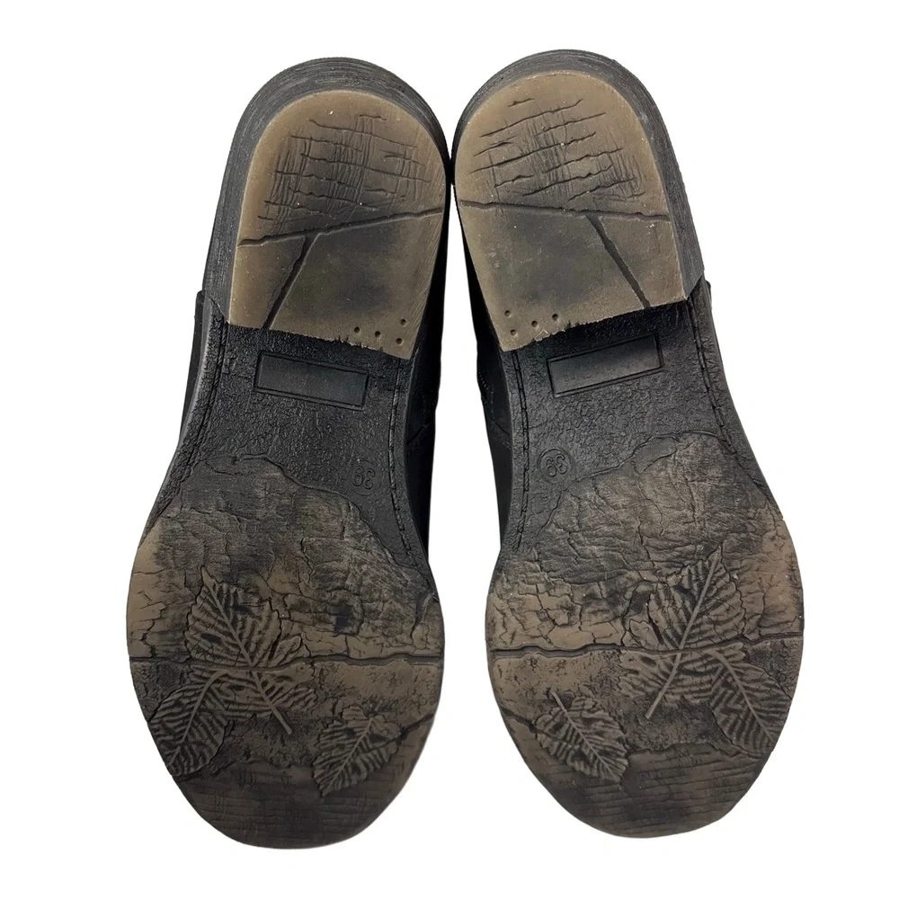 Remonte R1172 Womens 8 EU 39 Black Red White Ankle Boots Knit Back Zip - Picture 4 of 8